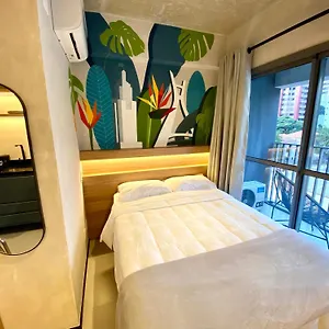 Apartamento 509 - Lindo Ao Lado Do Metro E Shopping Com Alexa, São Paulo